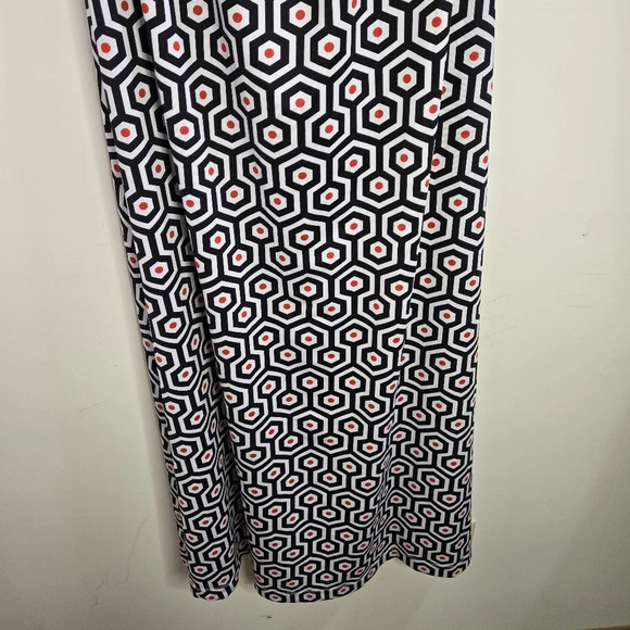 Mud Pie Leighton Maxi 3 Way Dress Geometric Design Size Small NWT - Picture 3 of 9